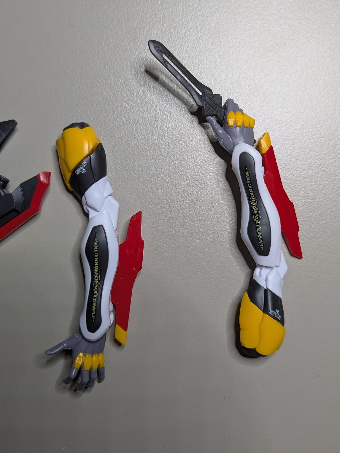 Unit 02 arms with decals